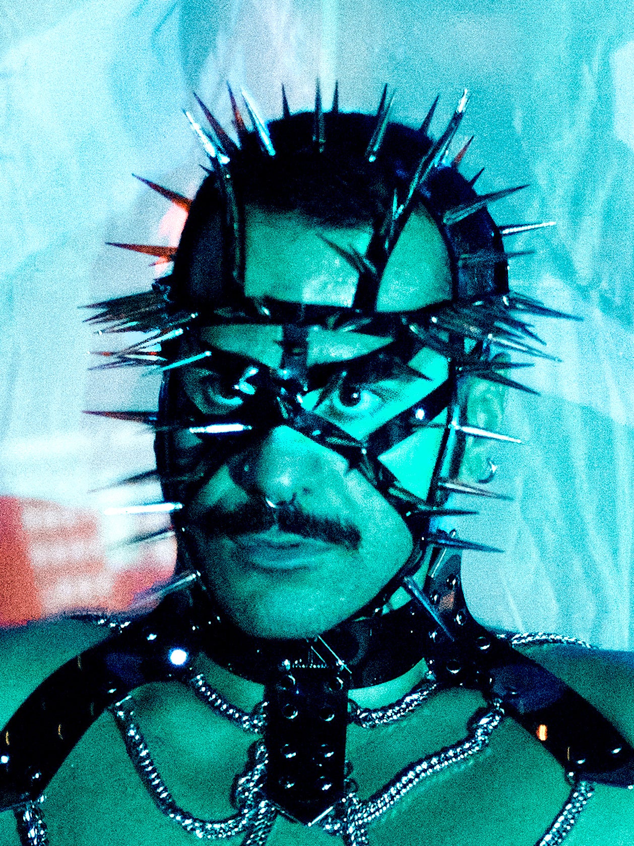 HEAVENRAISER studded mask vinyl