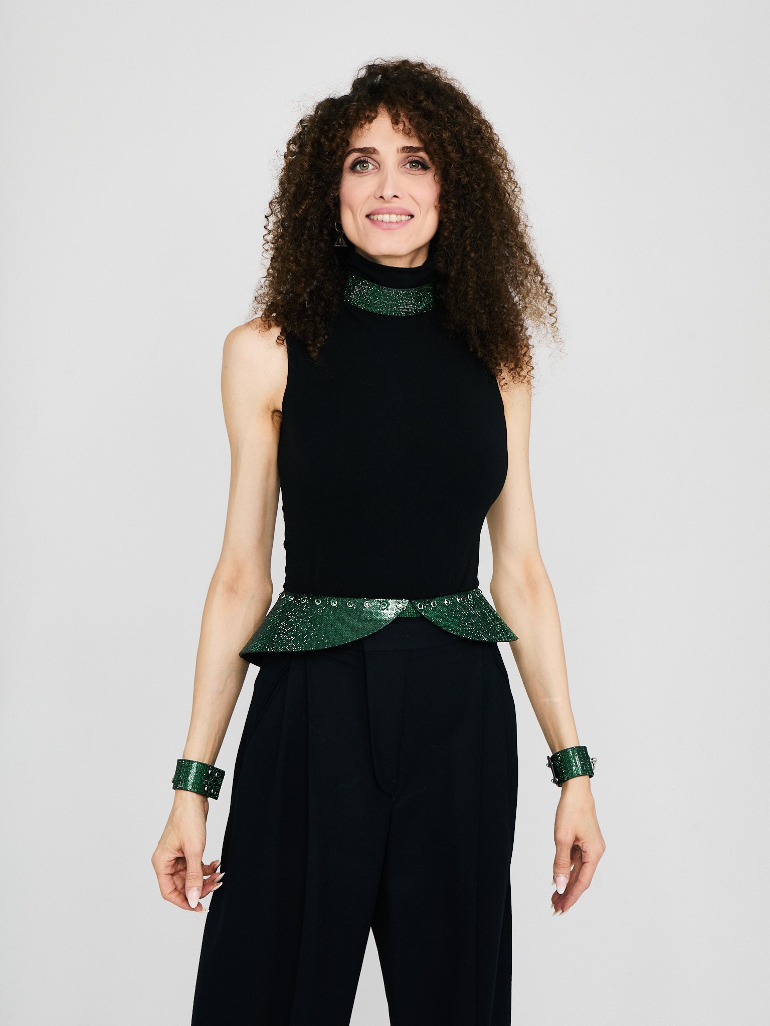 PEPLUM belt crystal