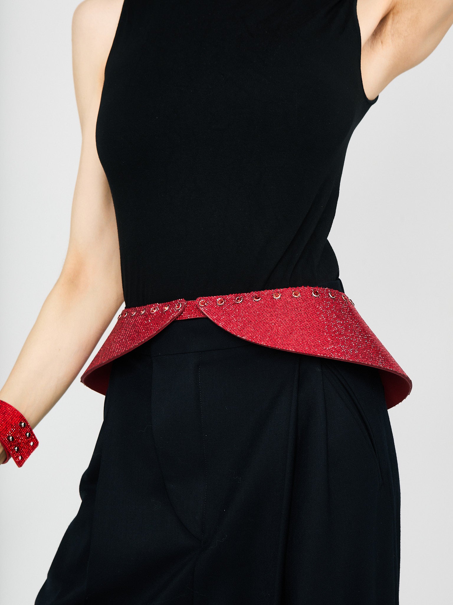 PEPLUM belt crystal