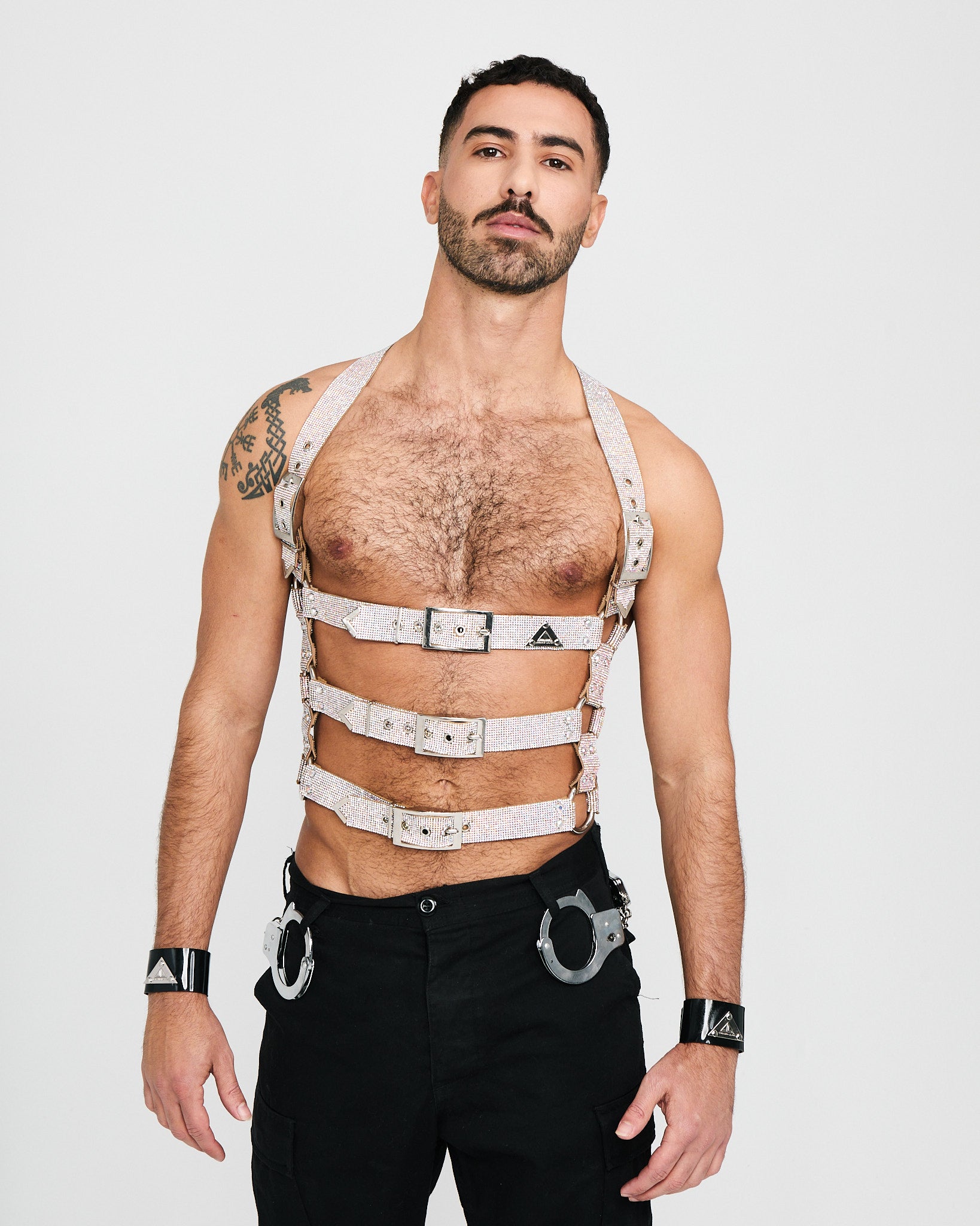 Cage Harness in Cristallo