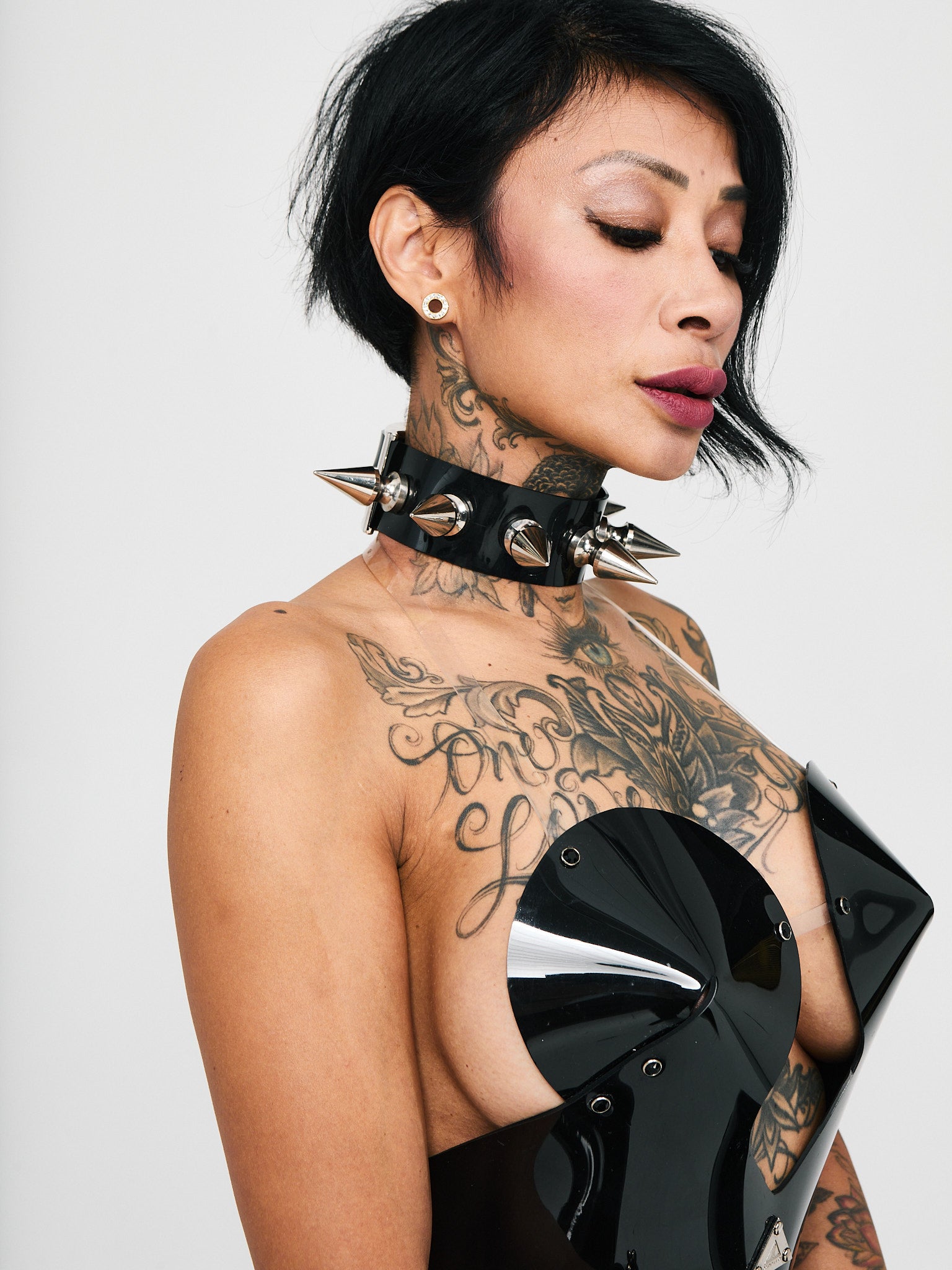 CHOKER Spikes Kristall