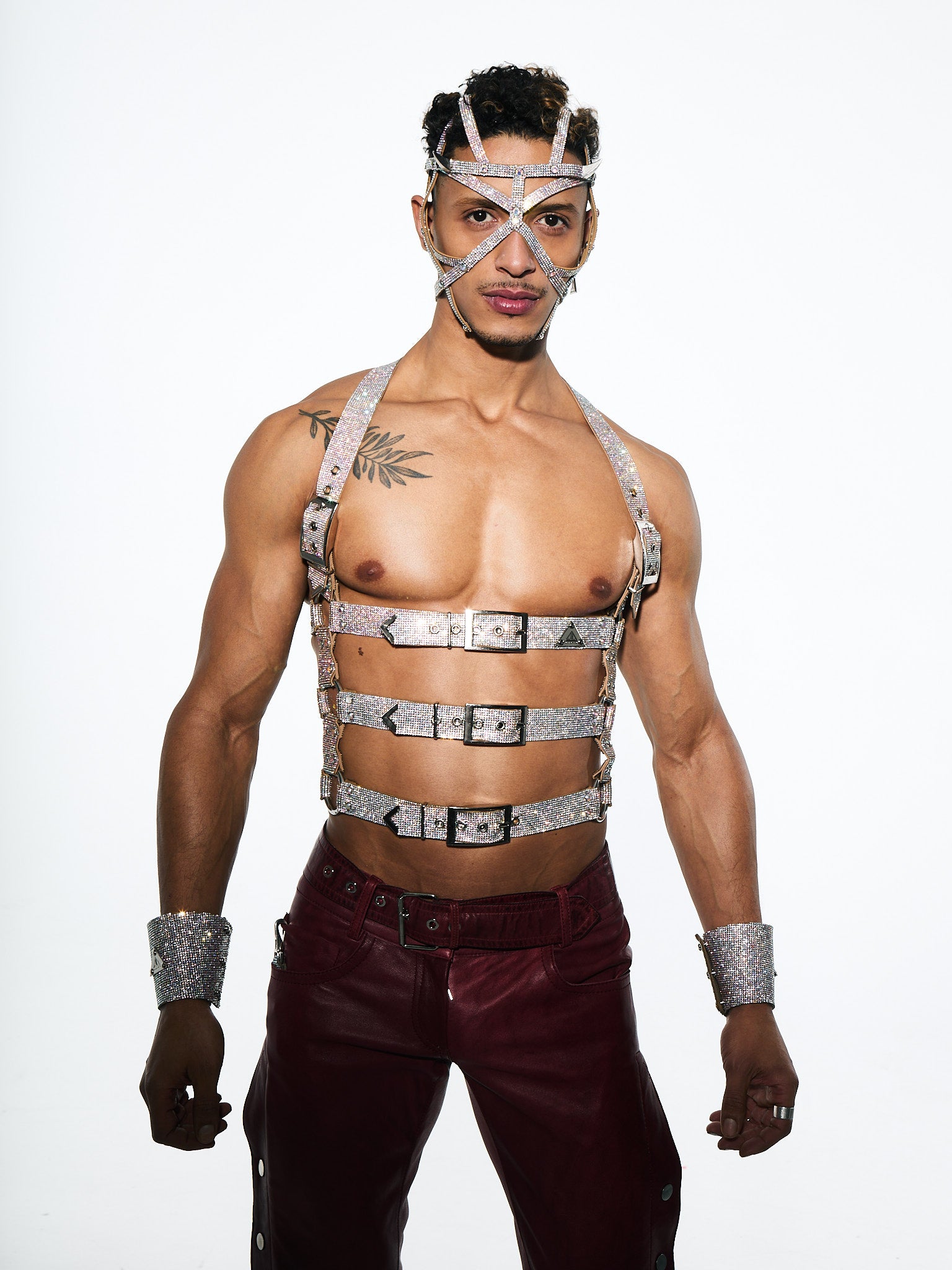 Cage Harness in Cristallo