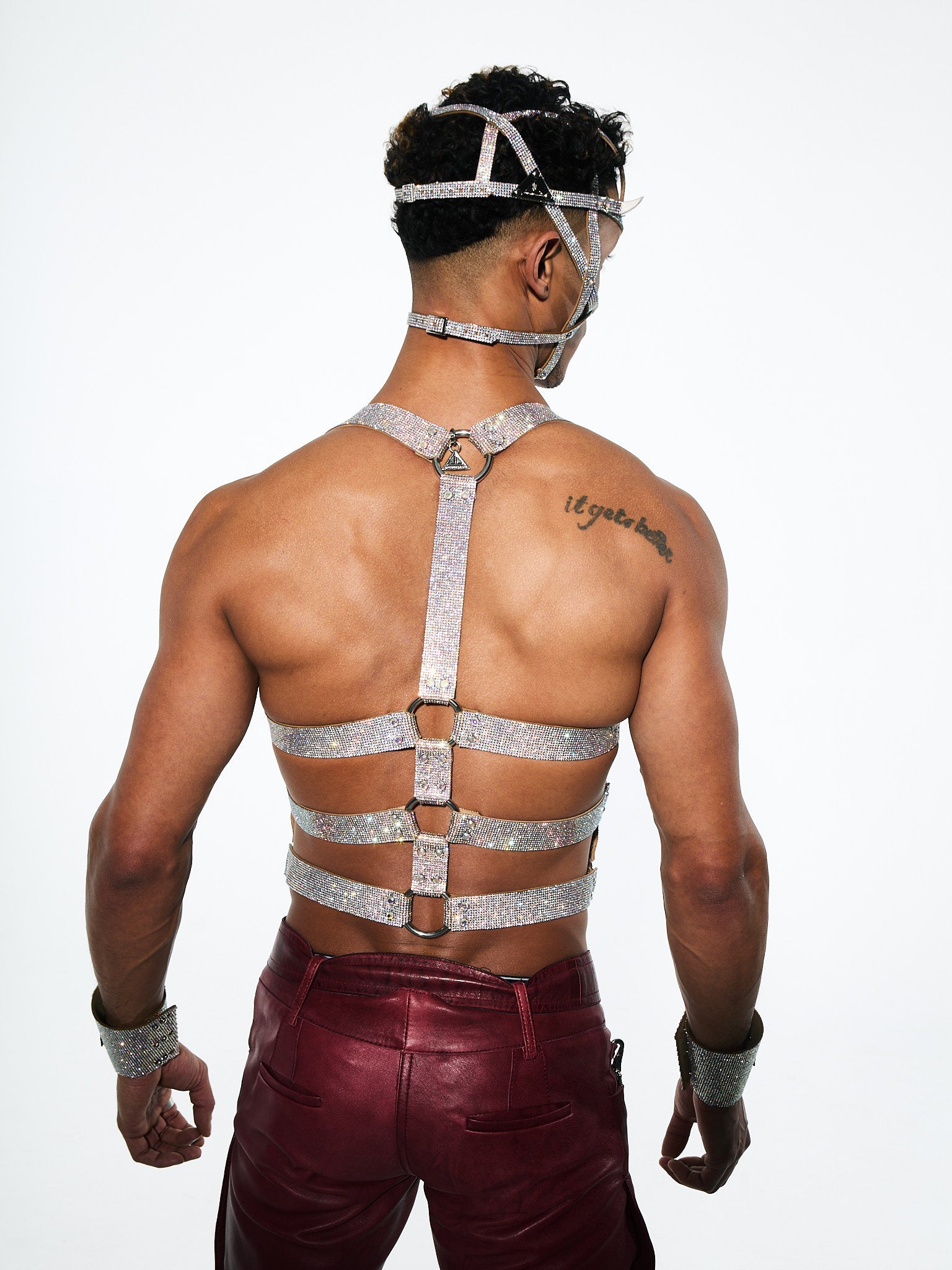 Cage Harness in Cristallo