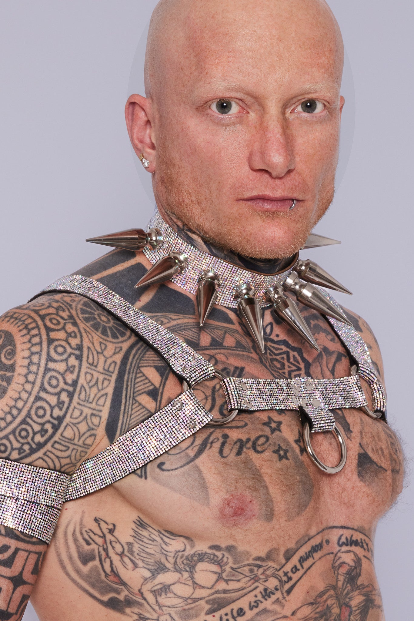 CHOKER Spikes Kristall