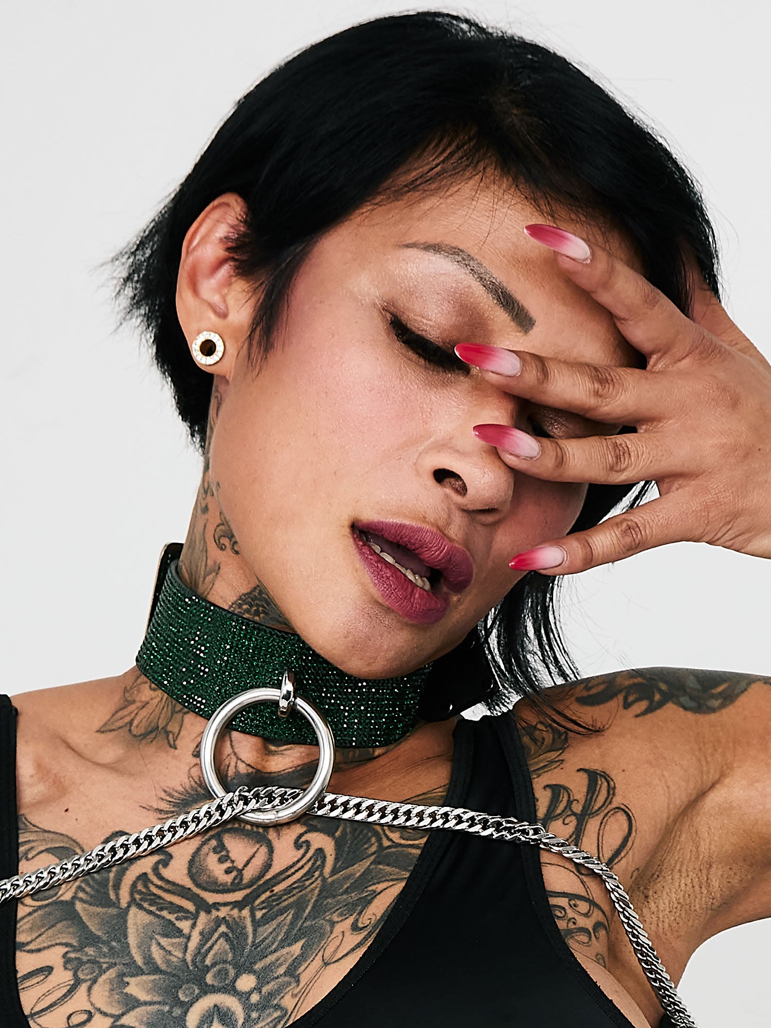 CHOKER Ring Kristall