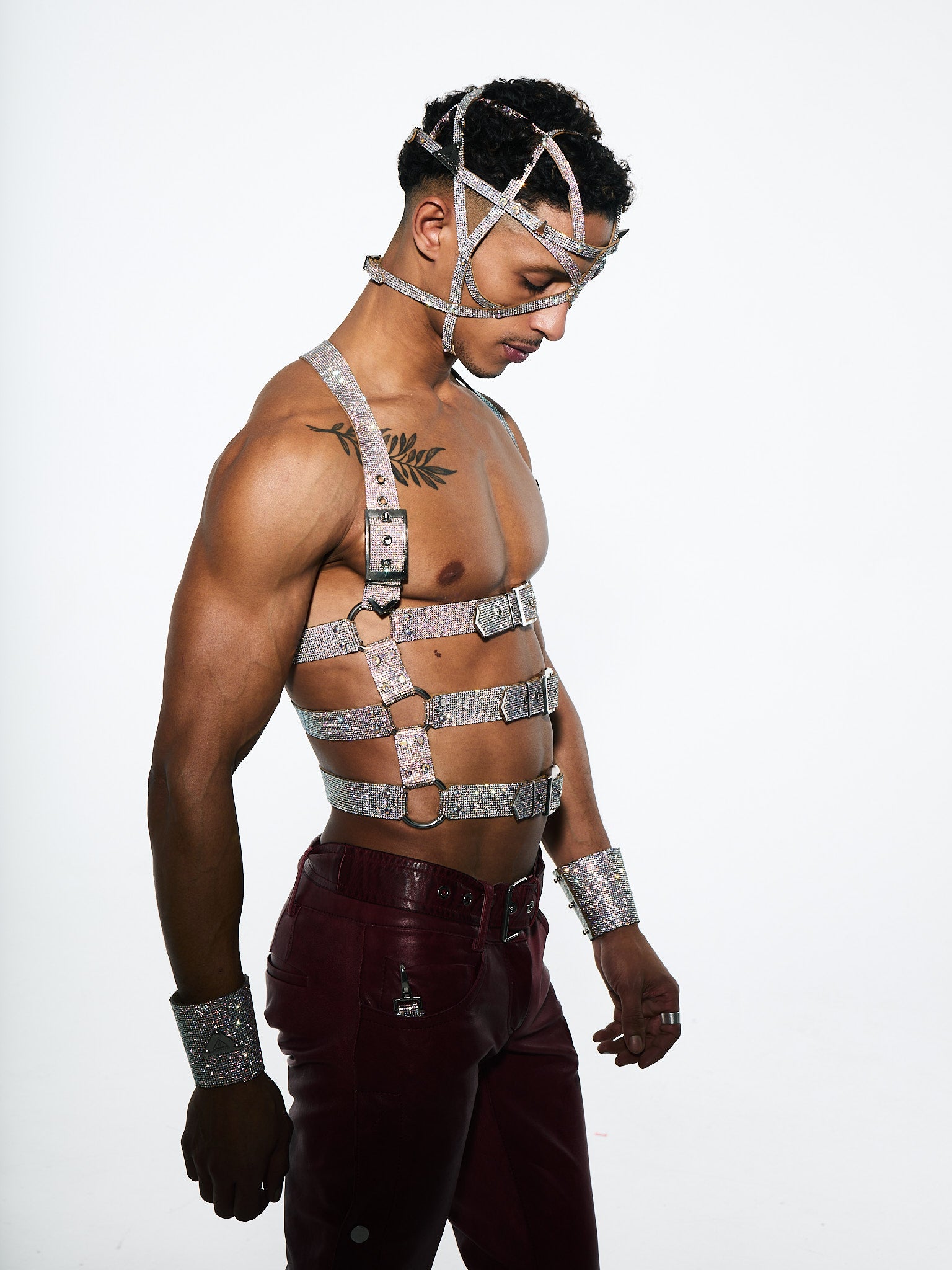 Cage Harness in Cristallo