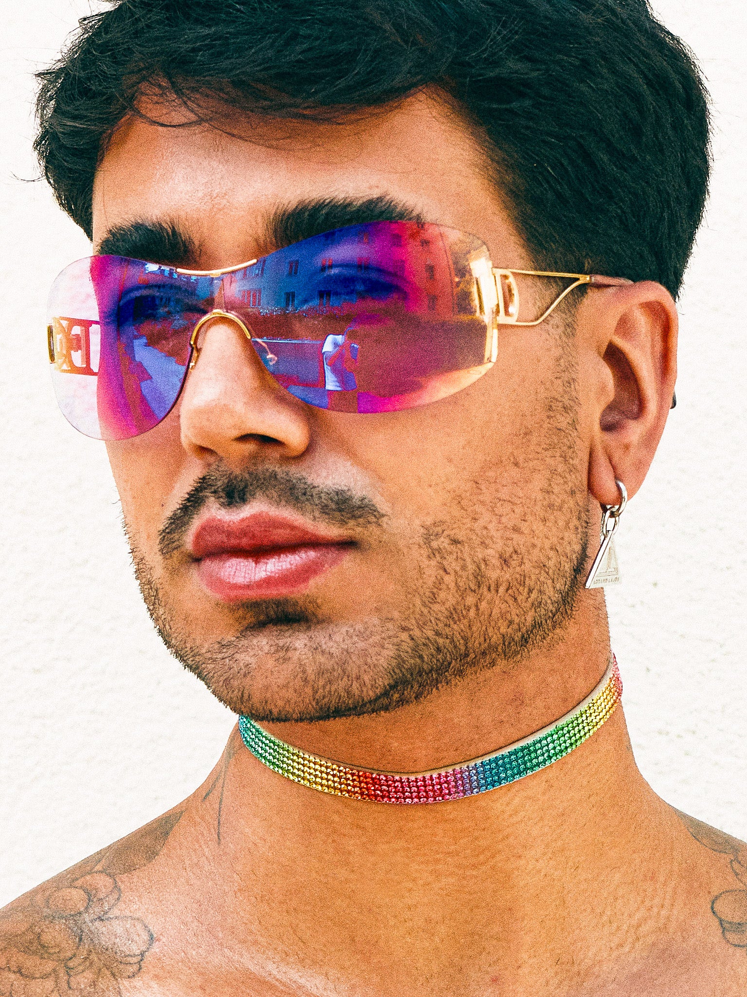 CHOKER FINE RAINBOW
