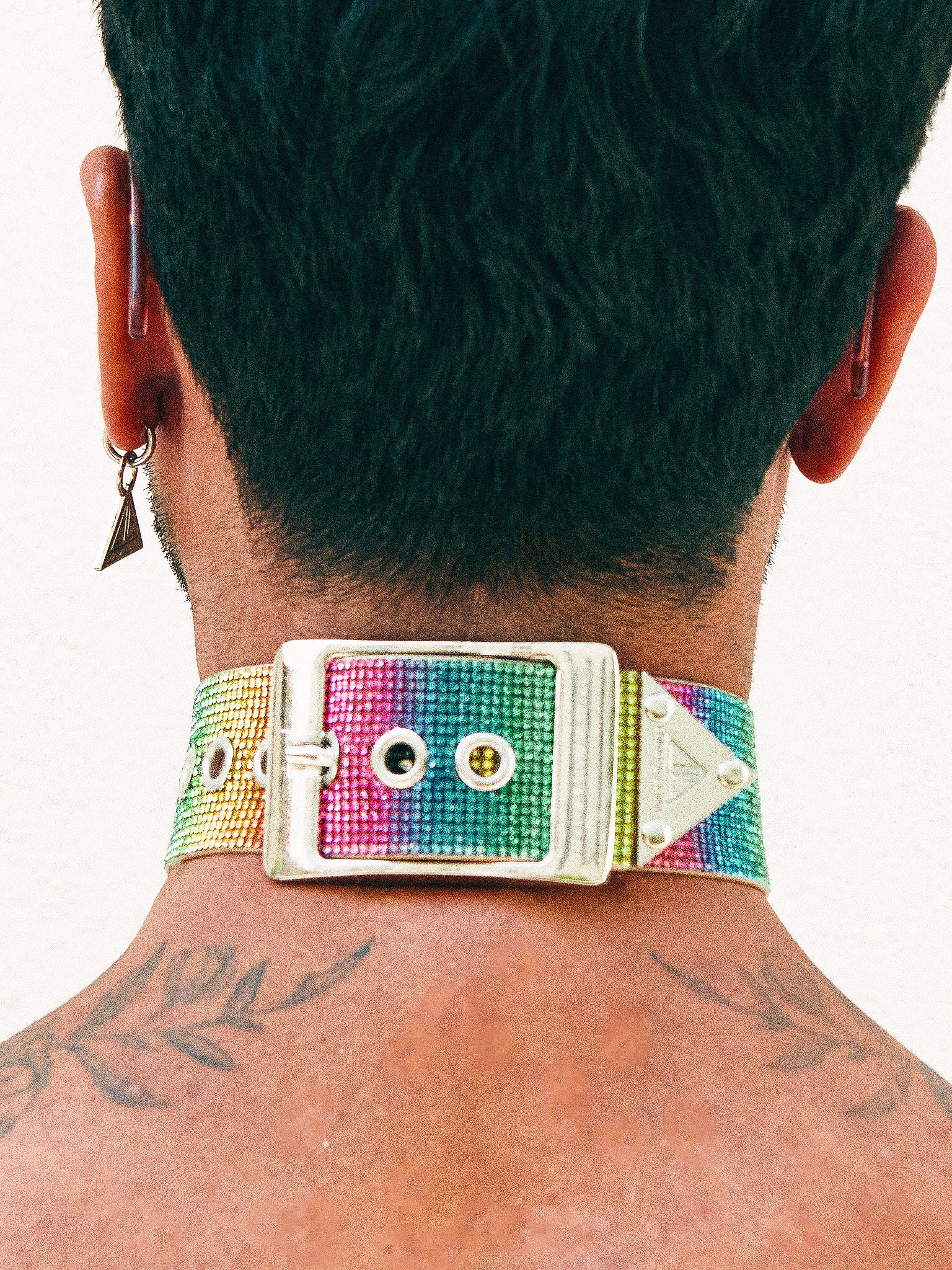 CHOKER RING rainbow