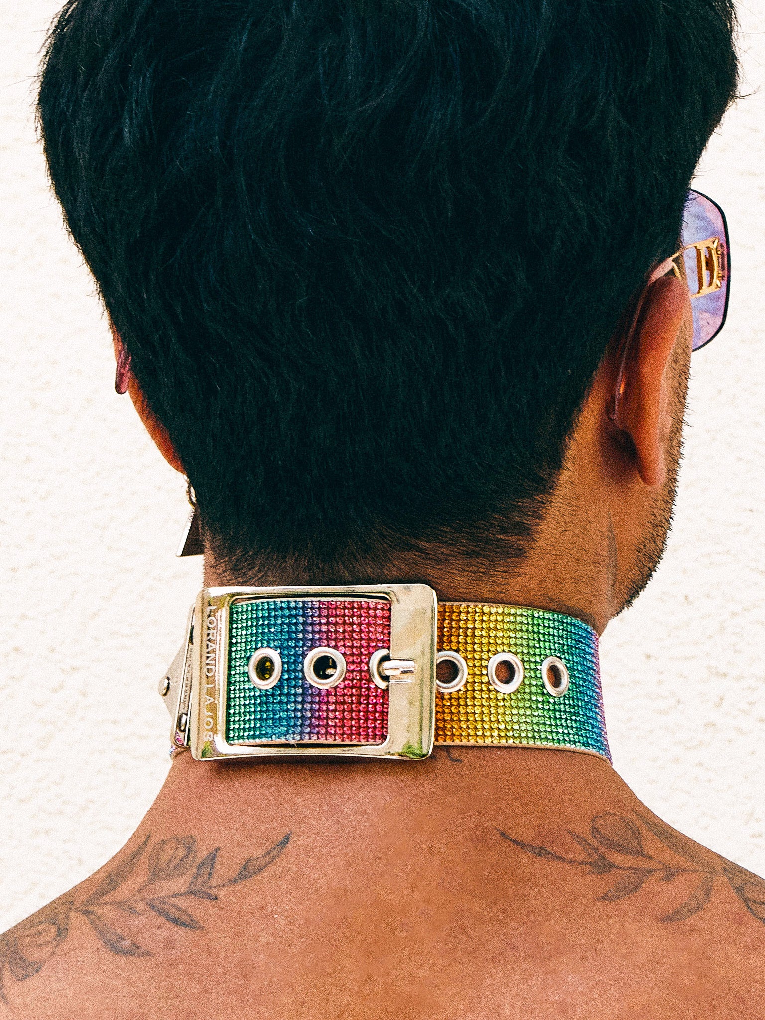 CHOKER RING rainbow