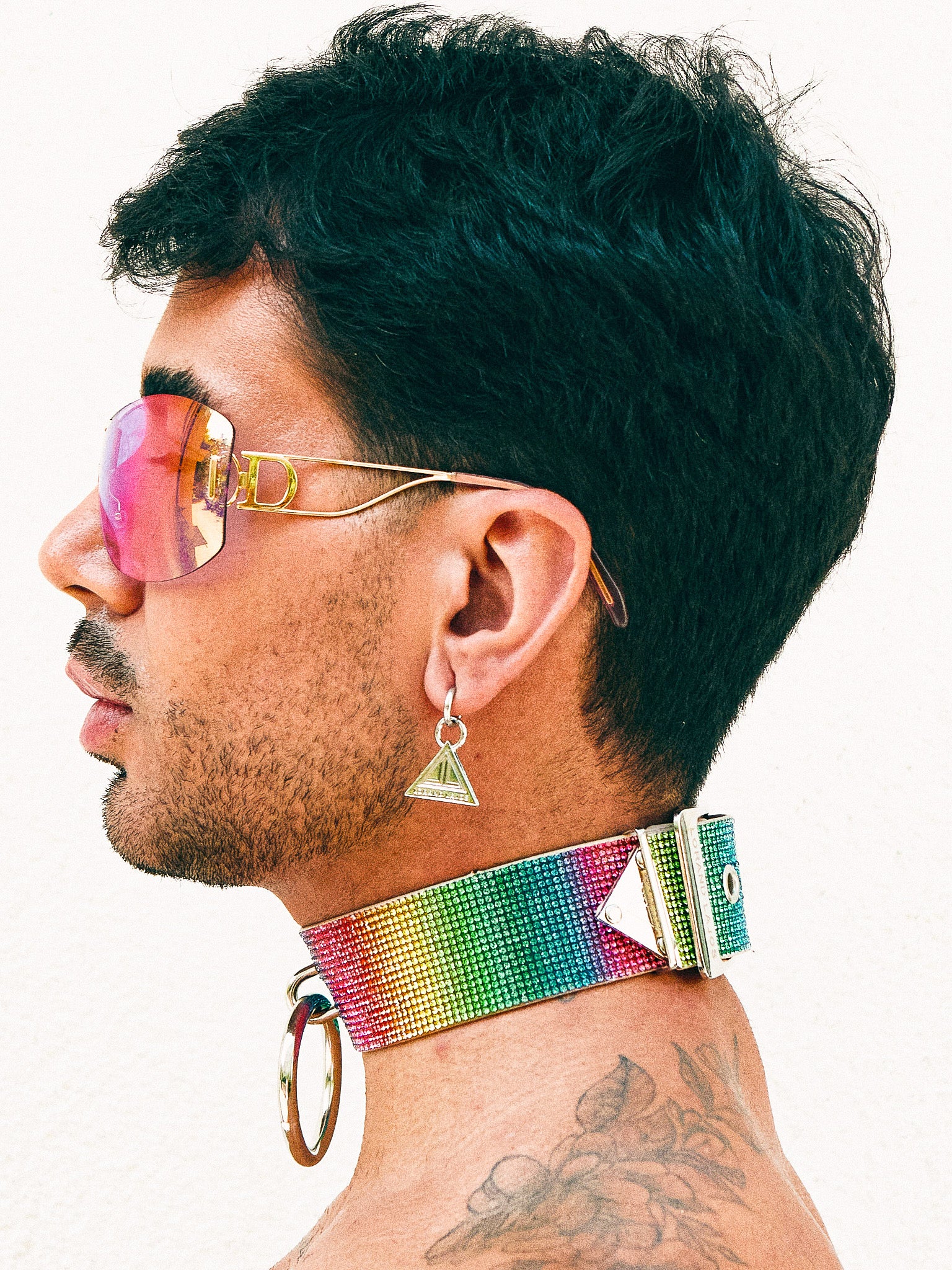 CHOKER RING rainbow