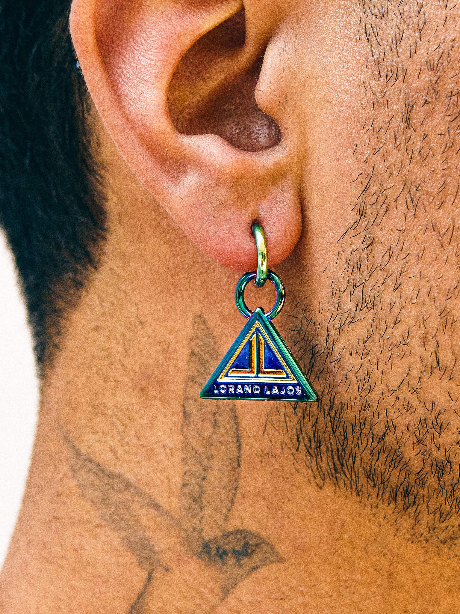 LOGO EAR RING