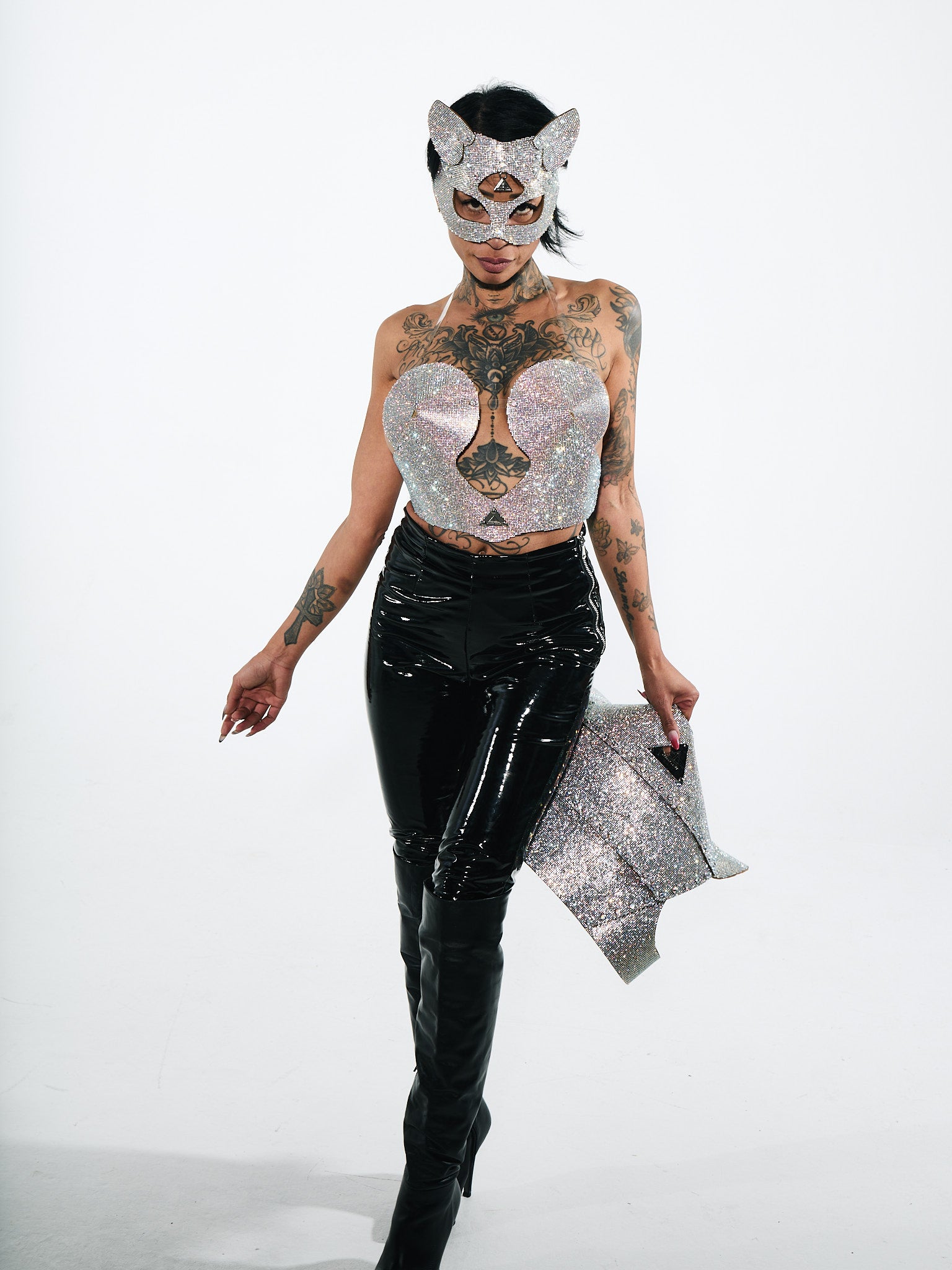 KITTY mask n cristallo