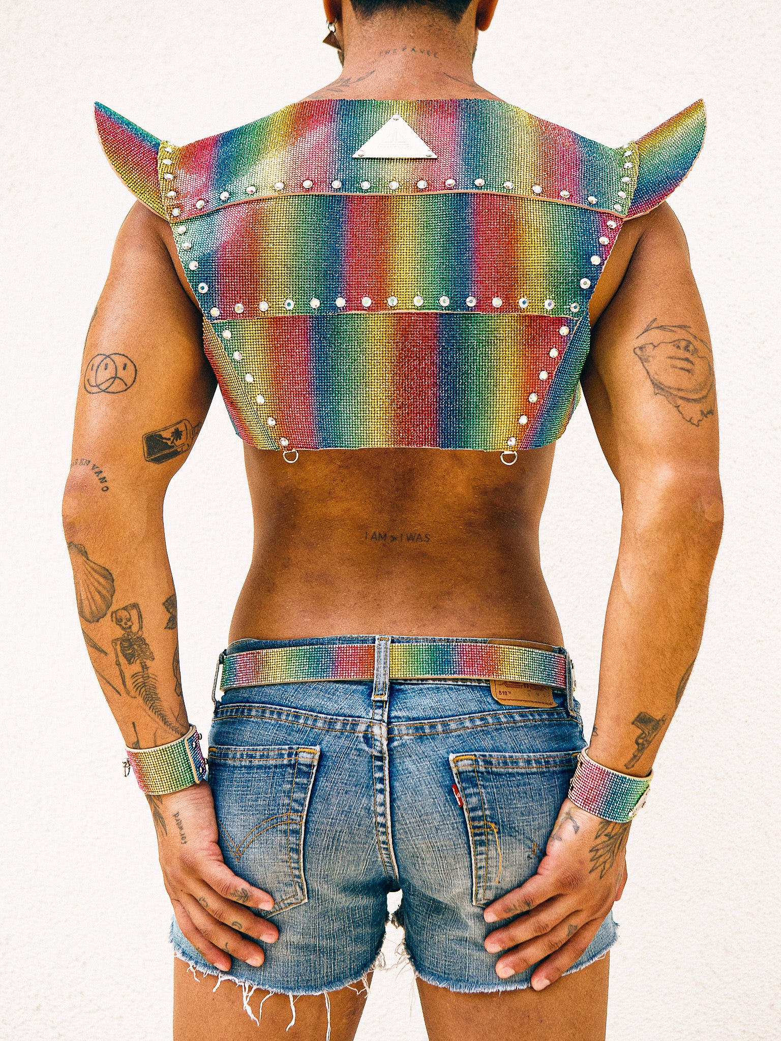 EYELET BELT RAINBOW