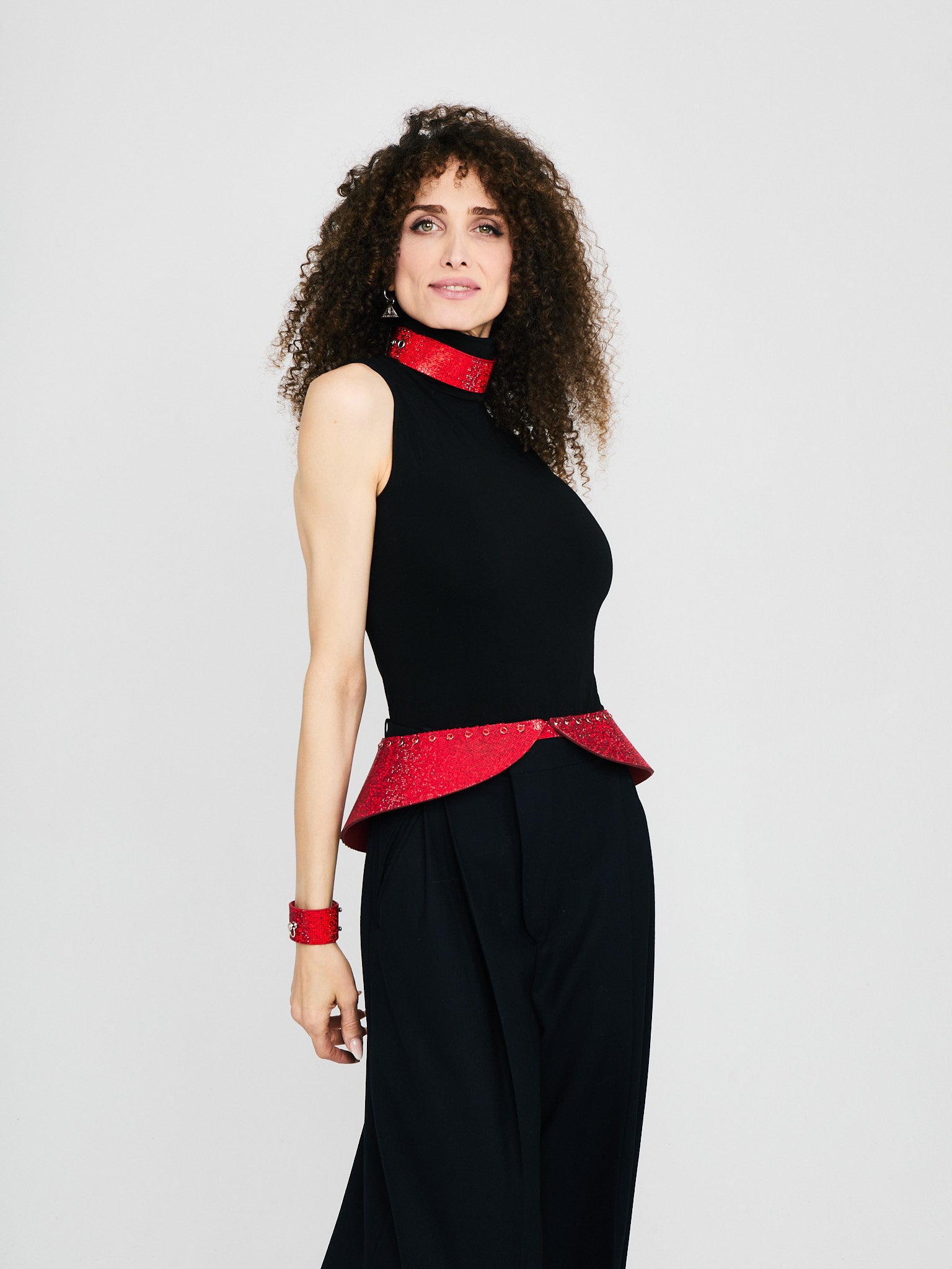 PEPLUM belt crystal