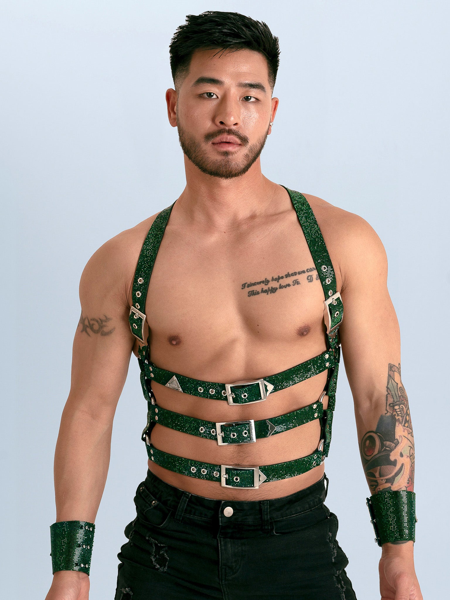 Cage Harness in Cristallo