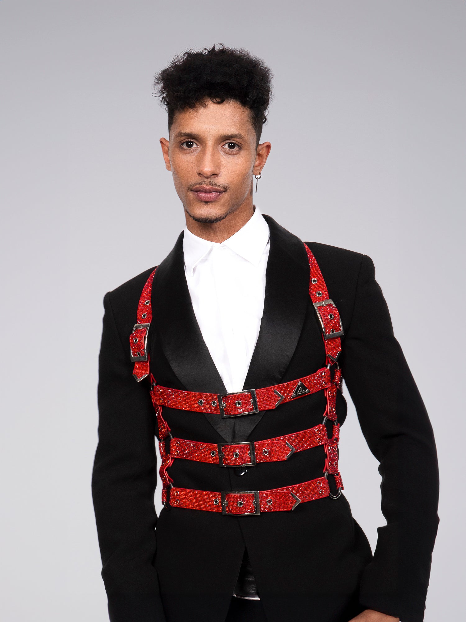 Cage Harness in Cristallo