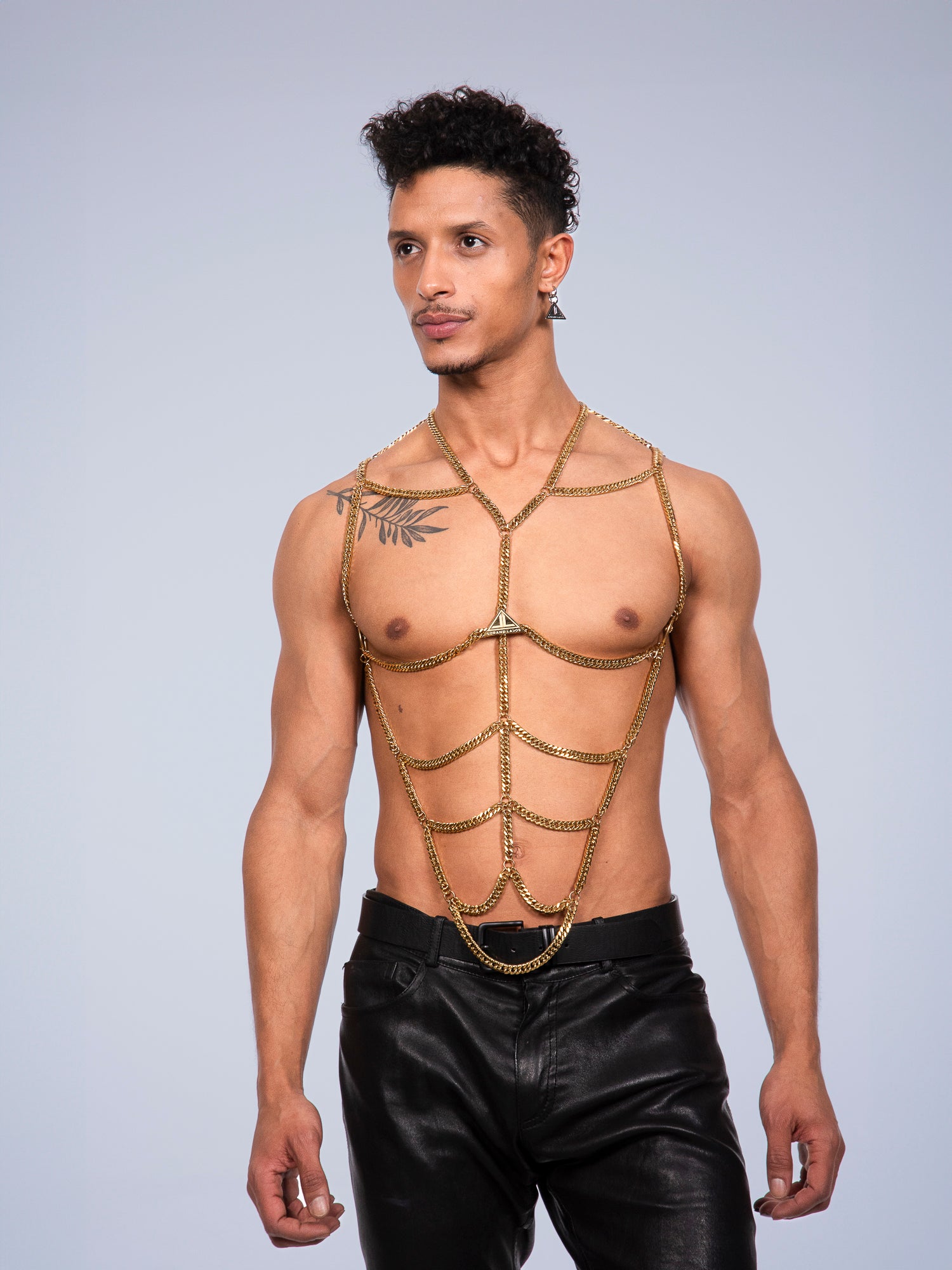ADAM body chain 24k gold plated