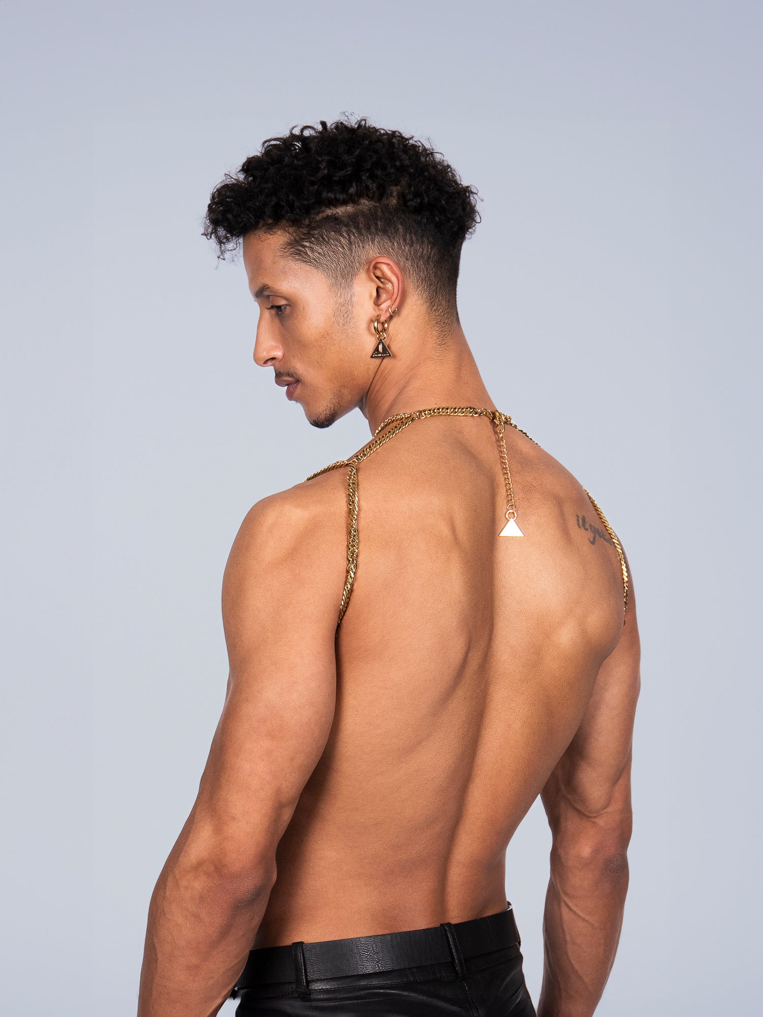 ADAM body chain 24k gold plated