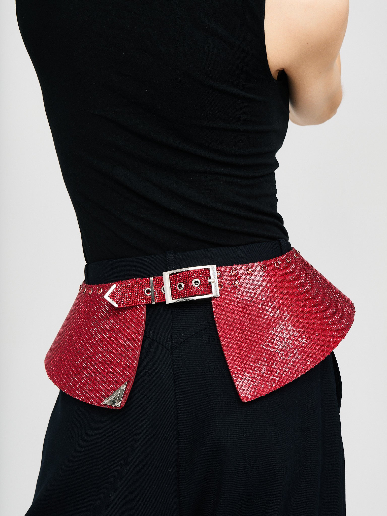 PEPLUM belt crystal