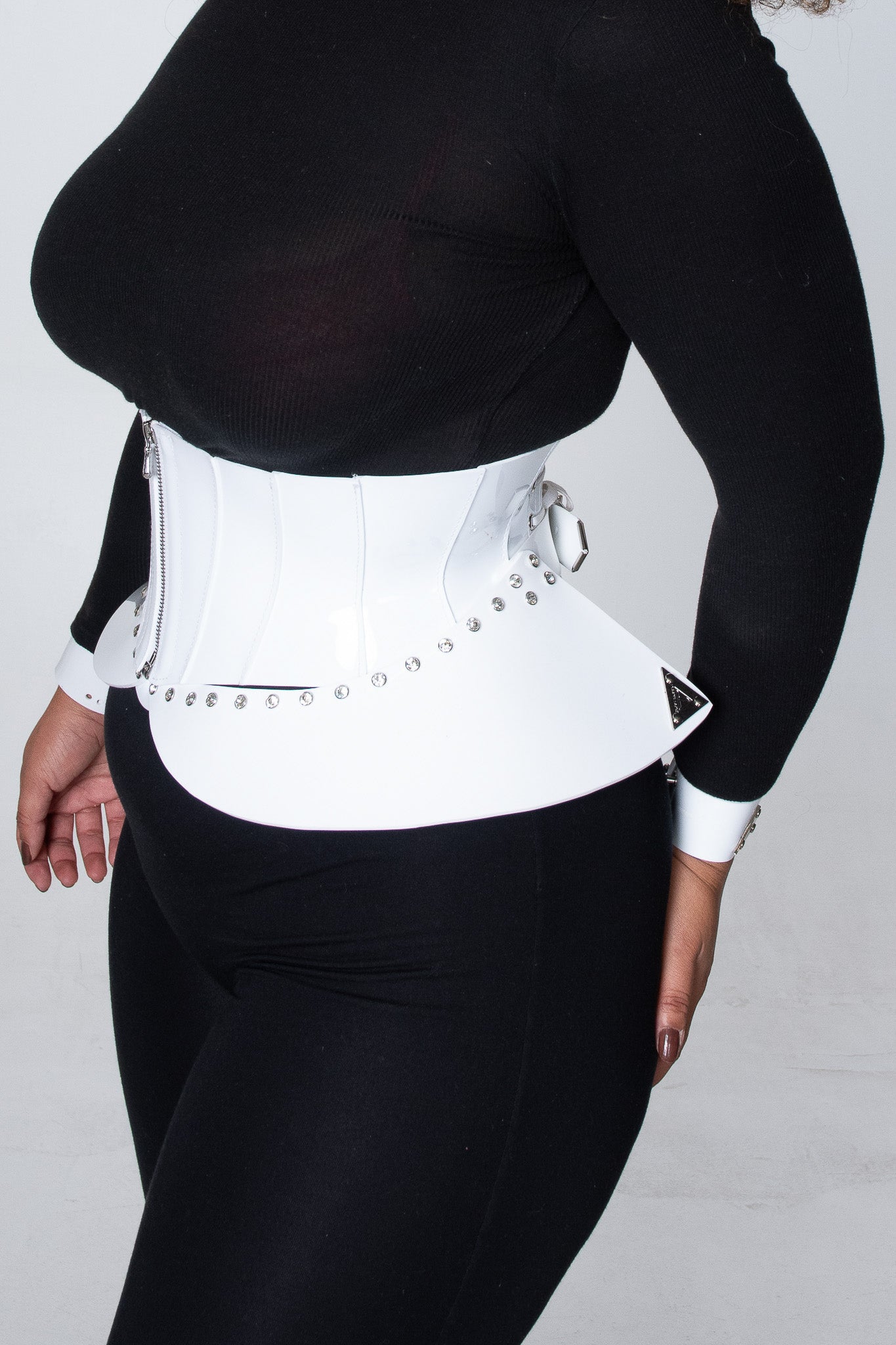 PEPLUM belt vinyl