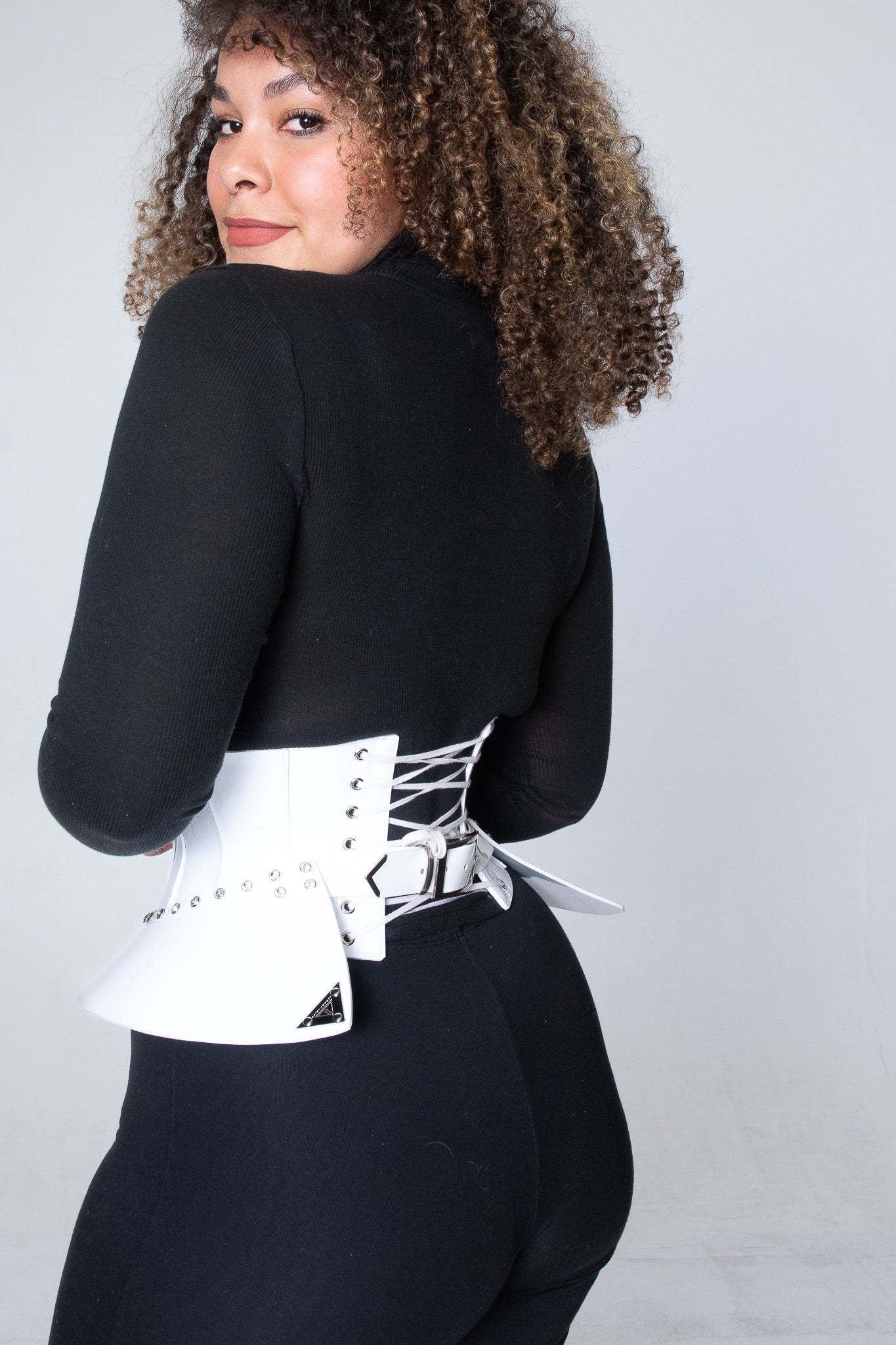 PEPLUM belt vinyl