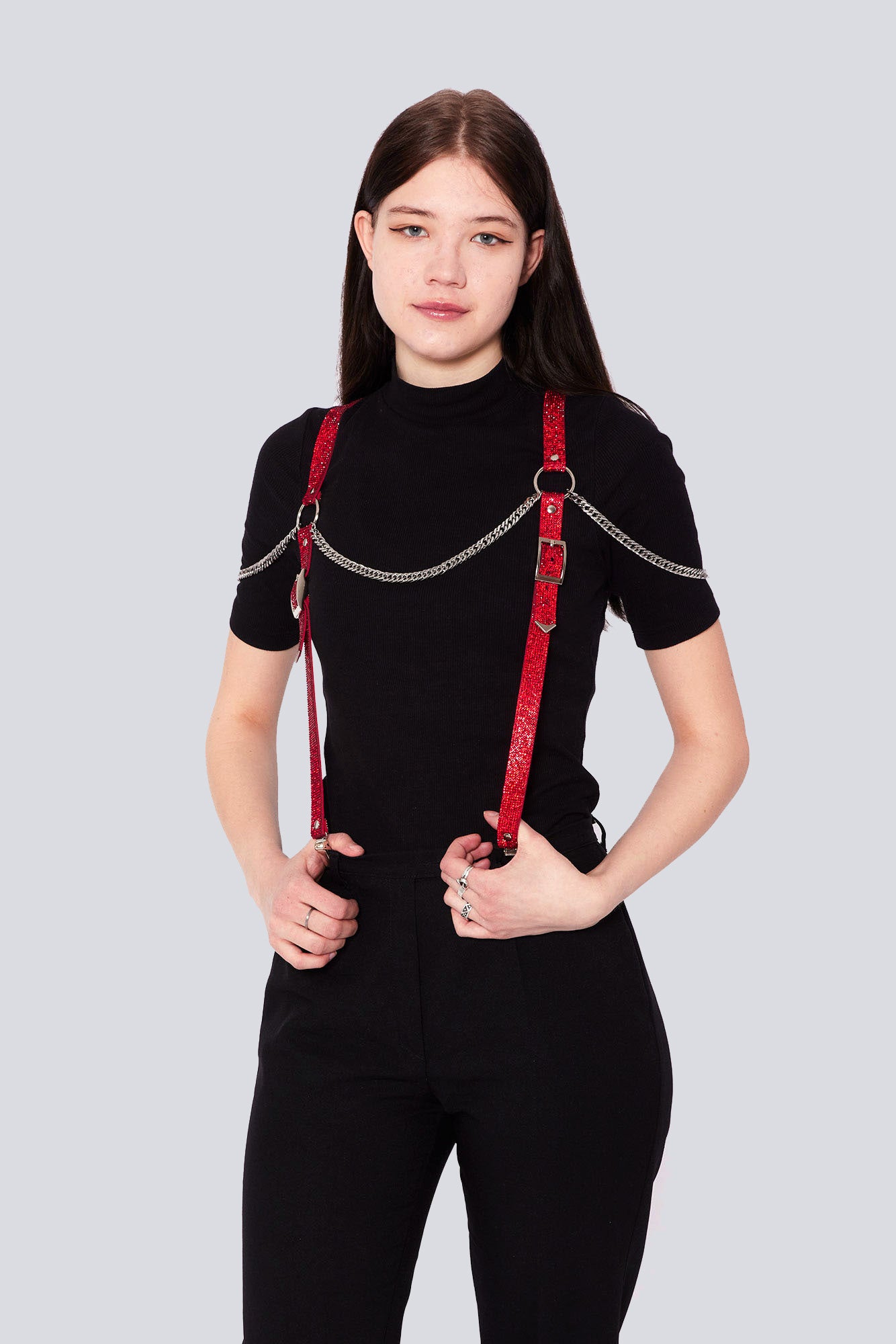 JACK suspenders crystal