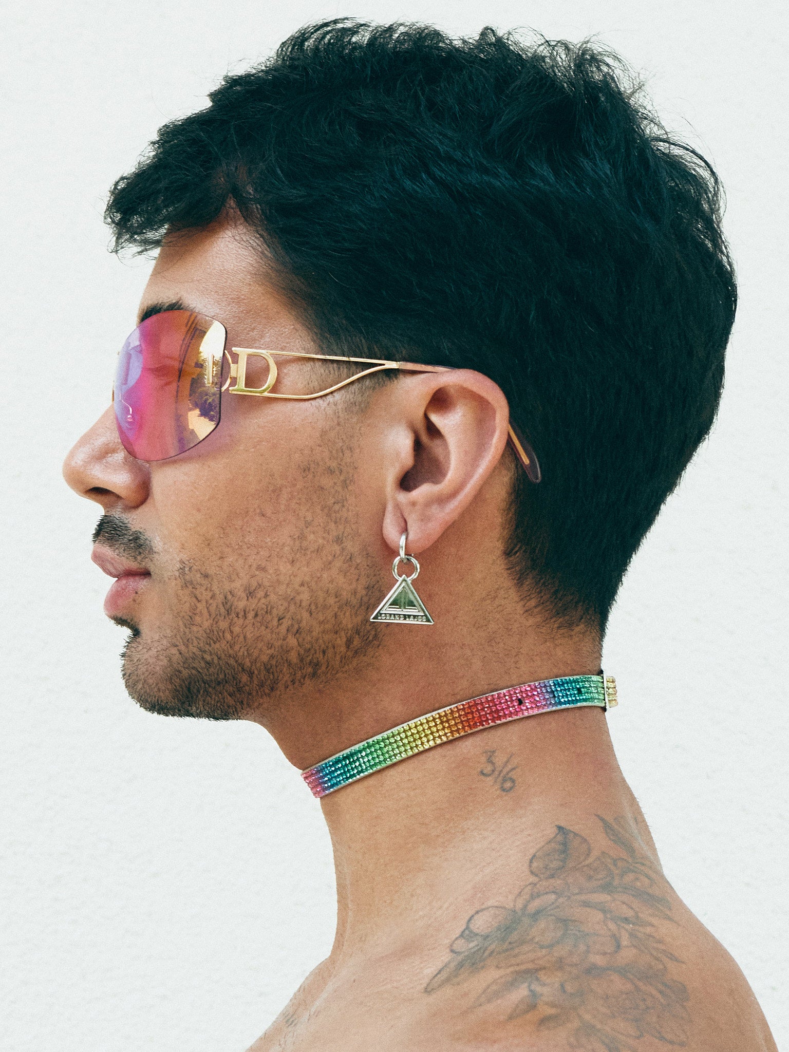 CHOKER FINE RAINBOW