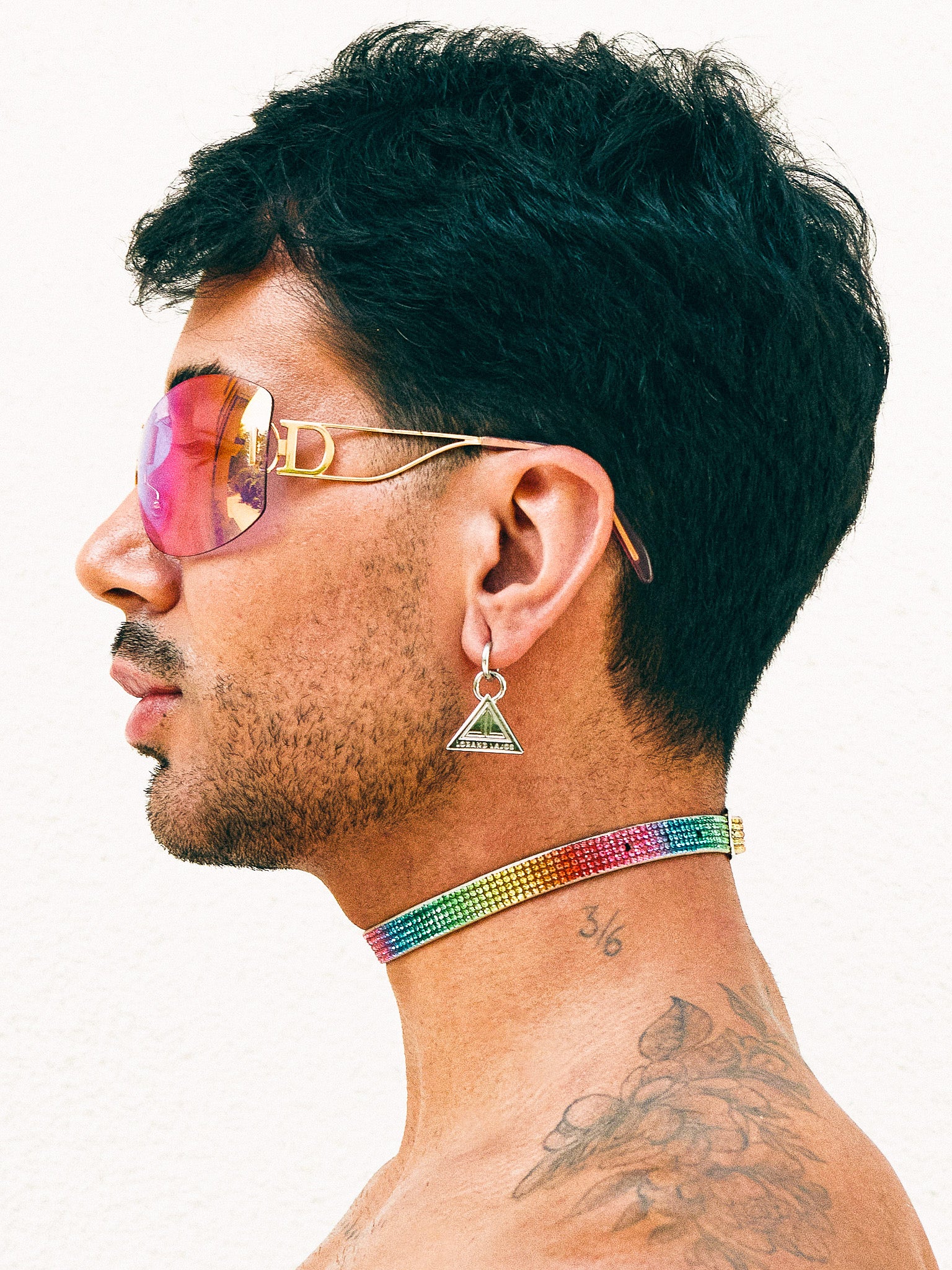 CHOKER FINE RAINBOW