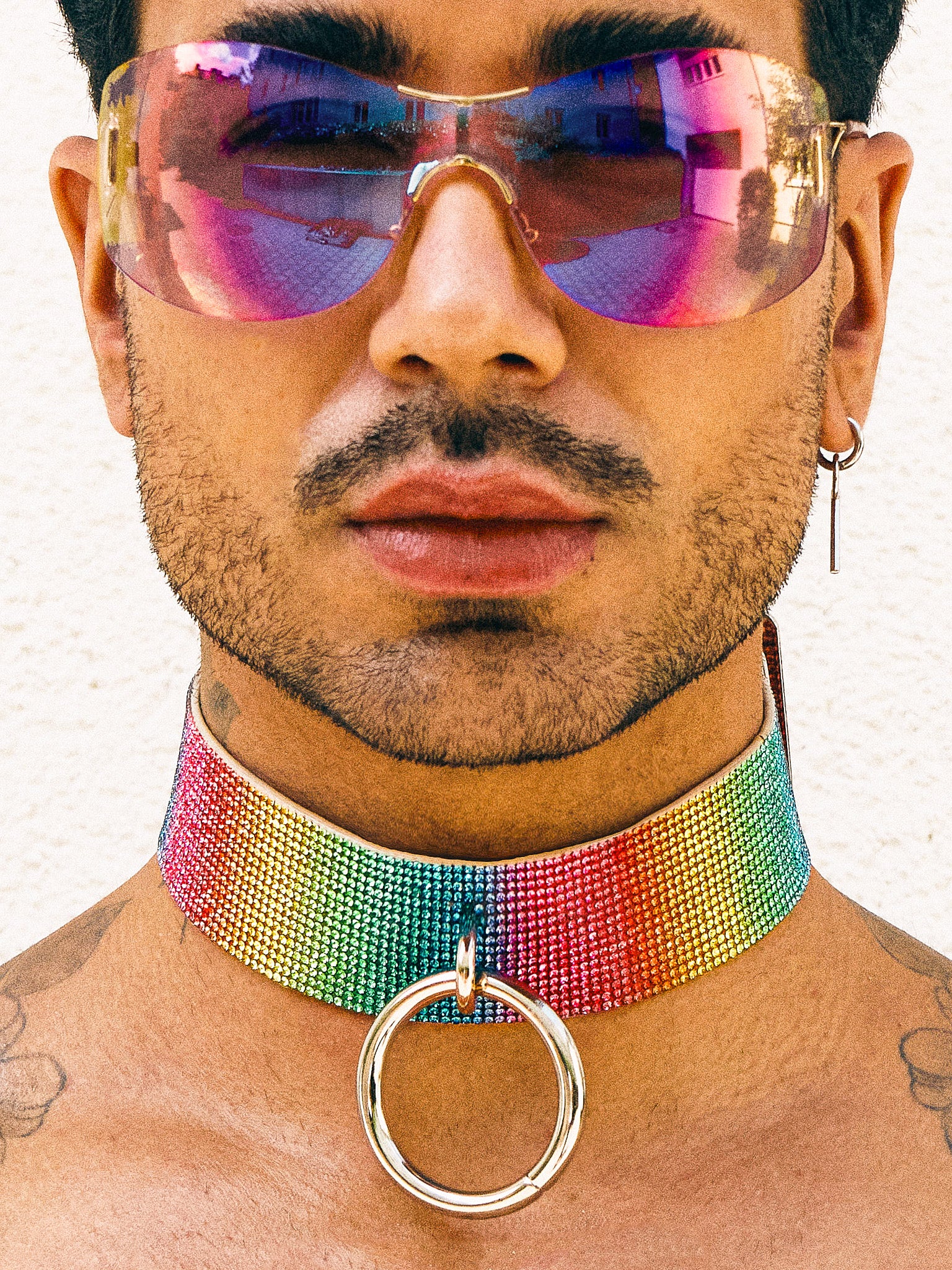 CHOKER RING rainbow