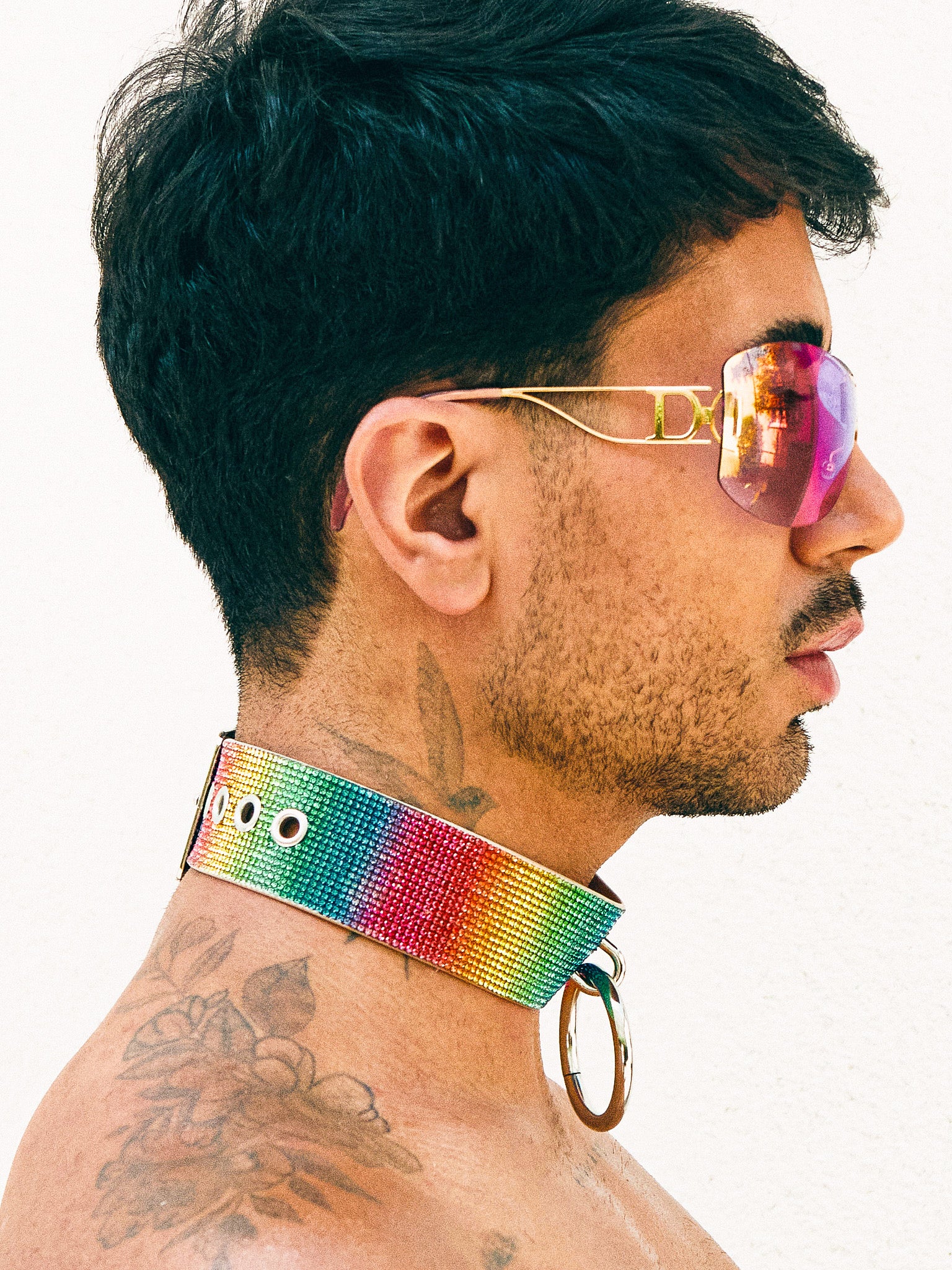 CHOKER RING rainbow
