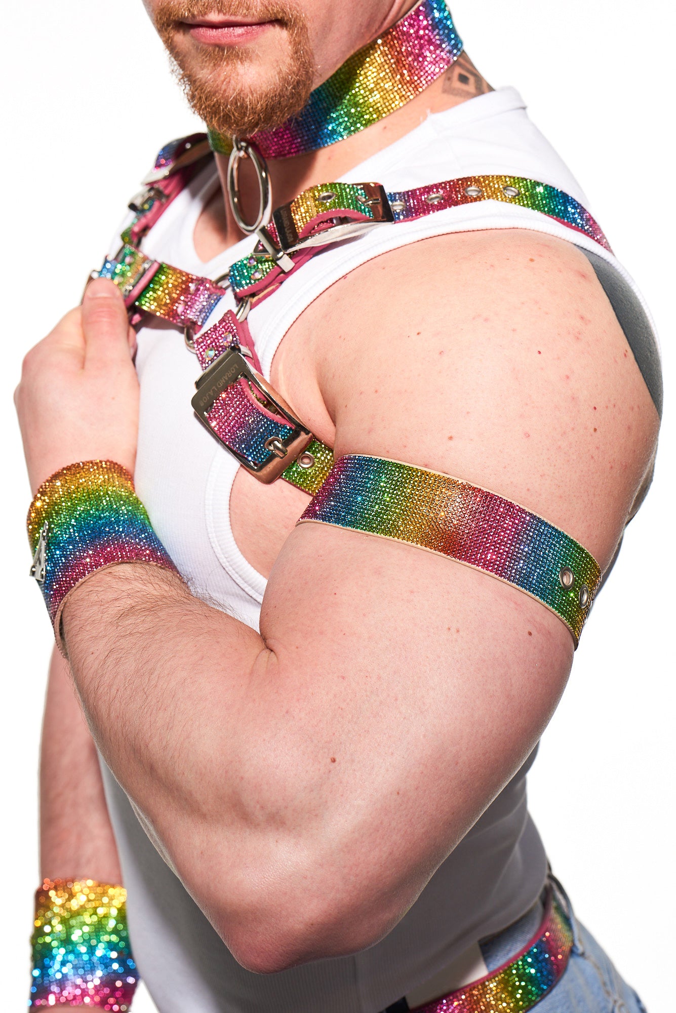 CHOKER RING rainbow