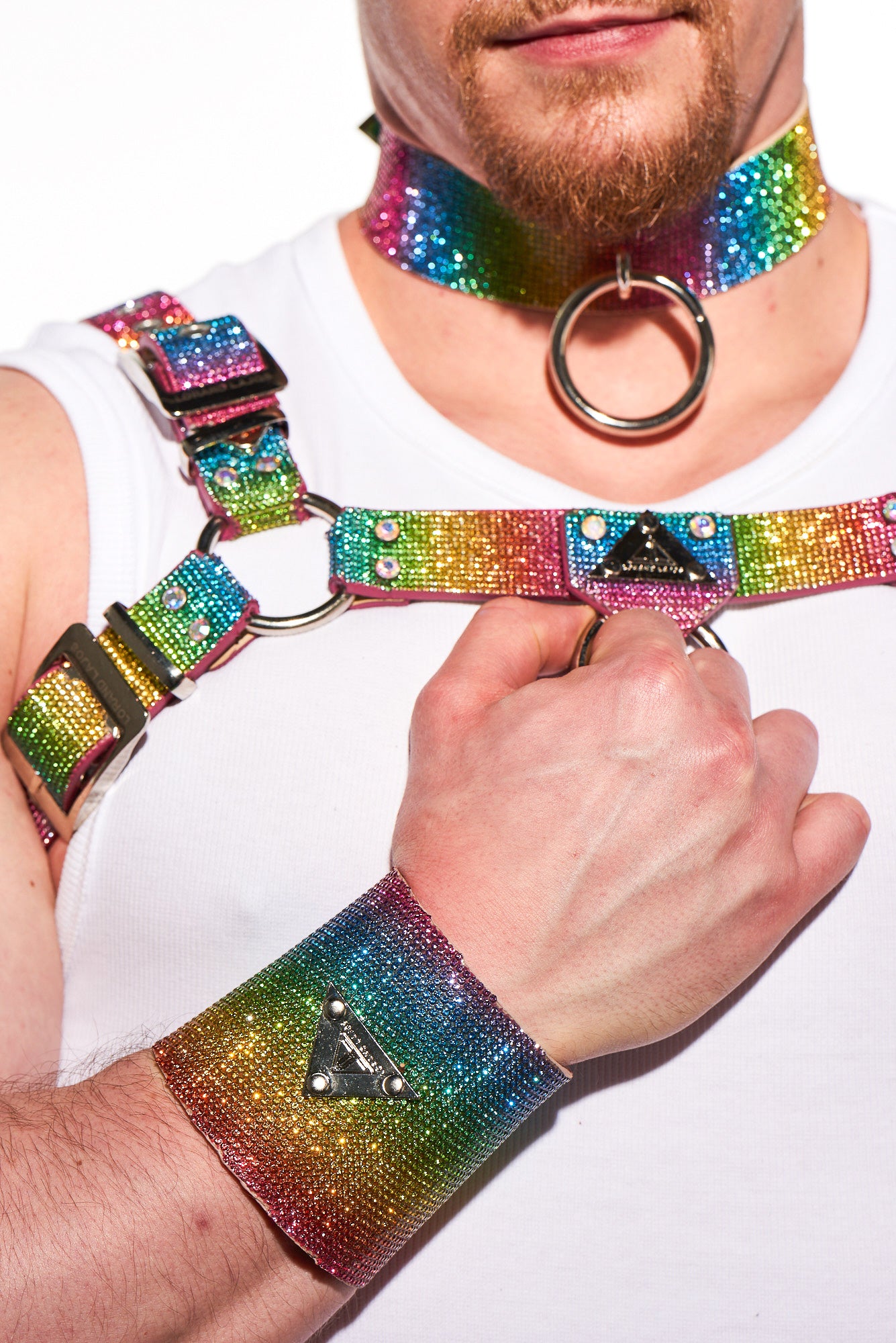 CHOKER RING rainbow