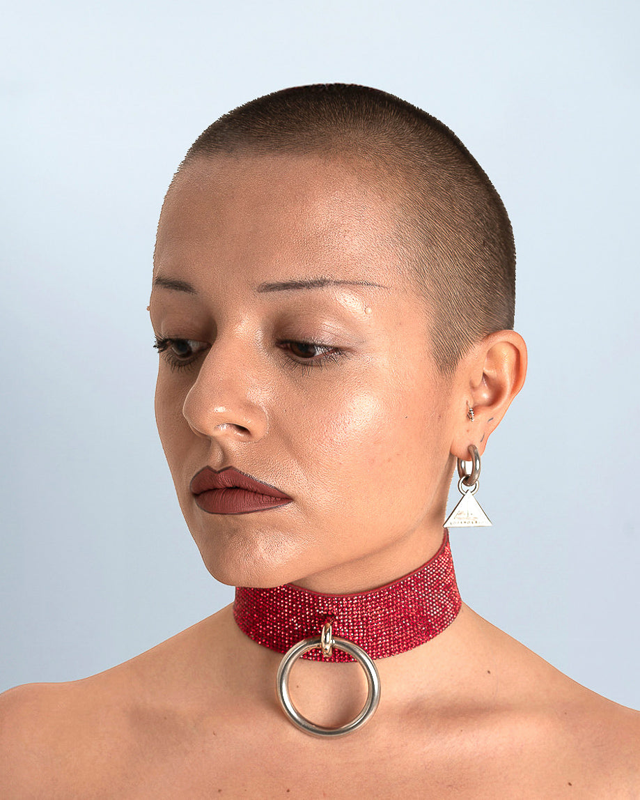 CHOKER Ring Kristall